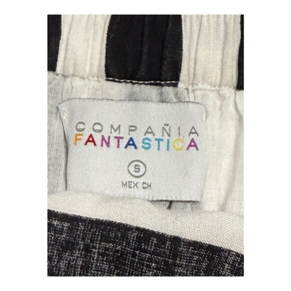 Compania Fantastica Skirt Womens Small Stripe Wrap Tie Viscose Casual Lightweigh - Picture 4 of 7